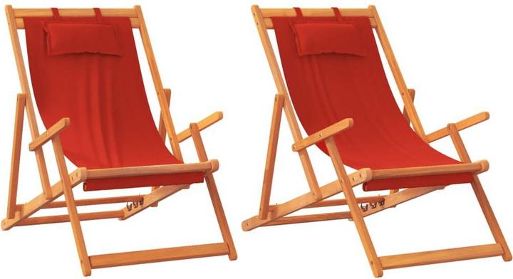 Actual product image vidaXL Beach chairs (127 cm)