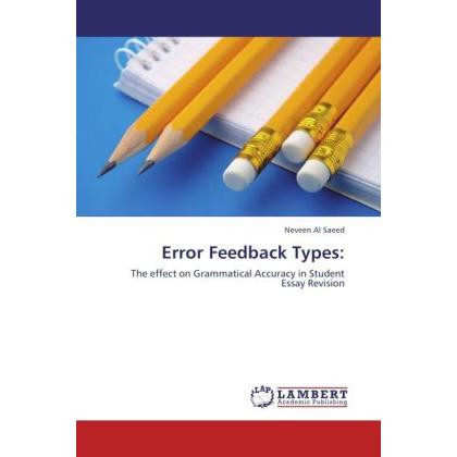 Error Feedback Types:, Fachbücher