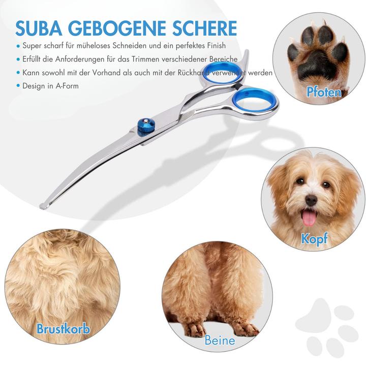 Produktbild Suba Gebogene Schere (Hund, Katze)
