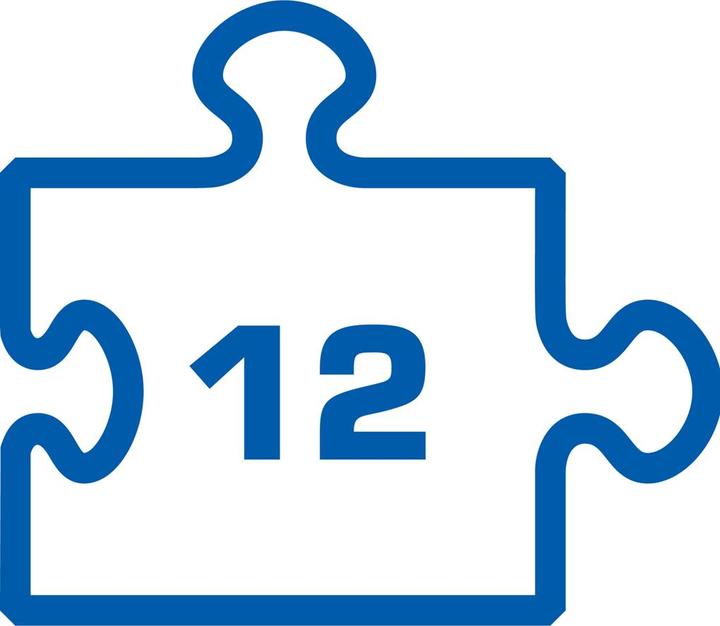 Produktbild Brilliant Tools Zierleistenkeile-Satz, 12-tlg