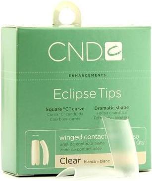 Image du produit CND Brisa Sculpting Gel Eclipse Clear Tips No. 6 DESTOCKAGE (Kit de mise en forme des ongles)