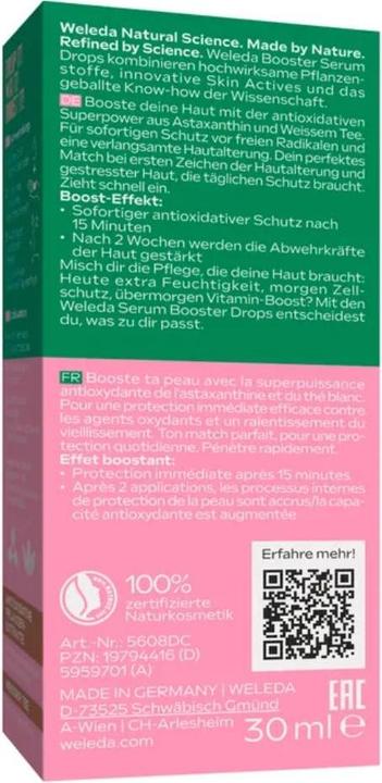 Produktbild Weleda Serum Drops Slow Aging Astaxanthin (30 ml)