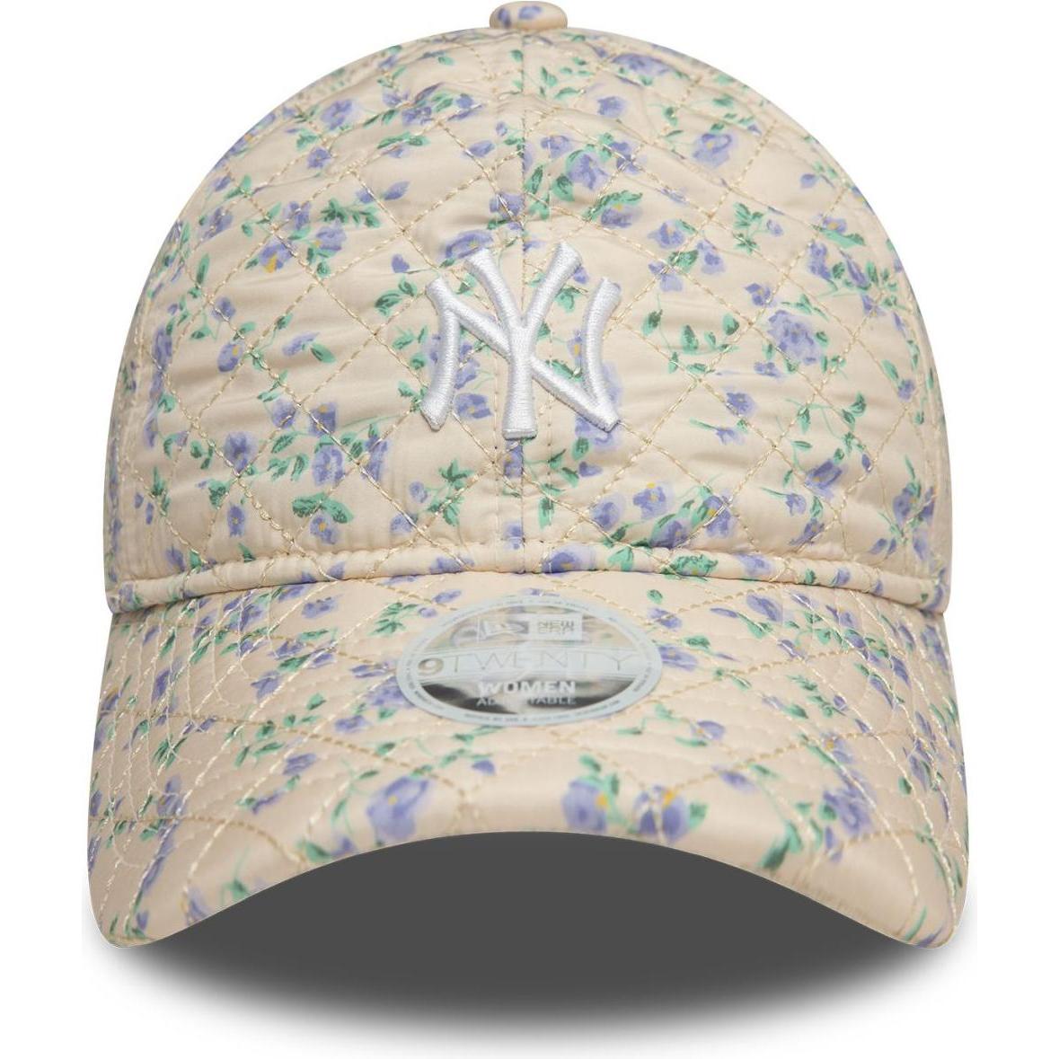 Thumbnail - New Era, Herren, Cap, 9Twenty Damen Cap - FLORAL New York Yankees beige, Beige