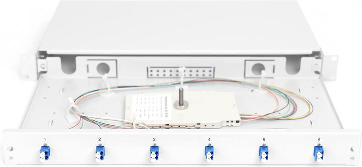 Produktbild Digitus LWL Spleissbox, bestückt, LC, OS2 (S/UTP, CAT7, 0.28 m)