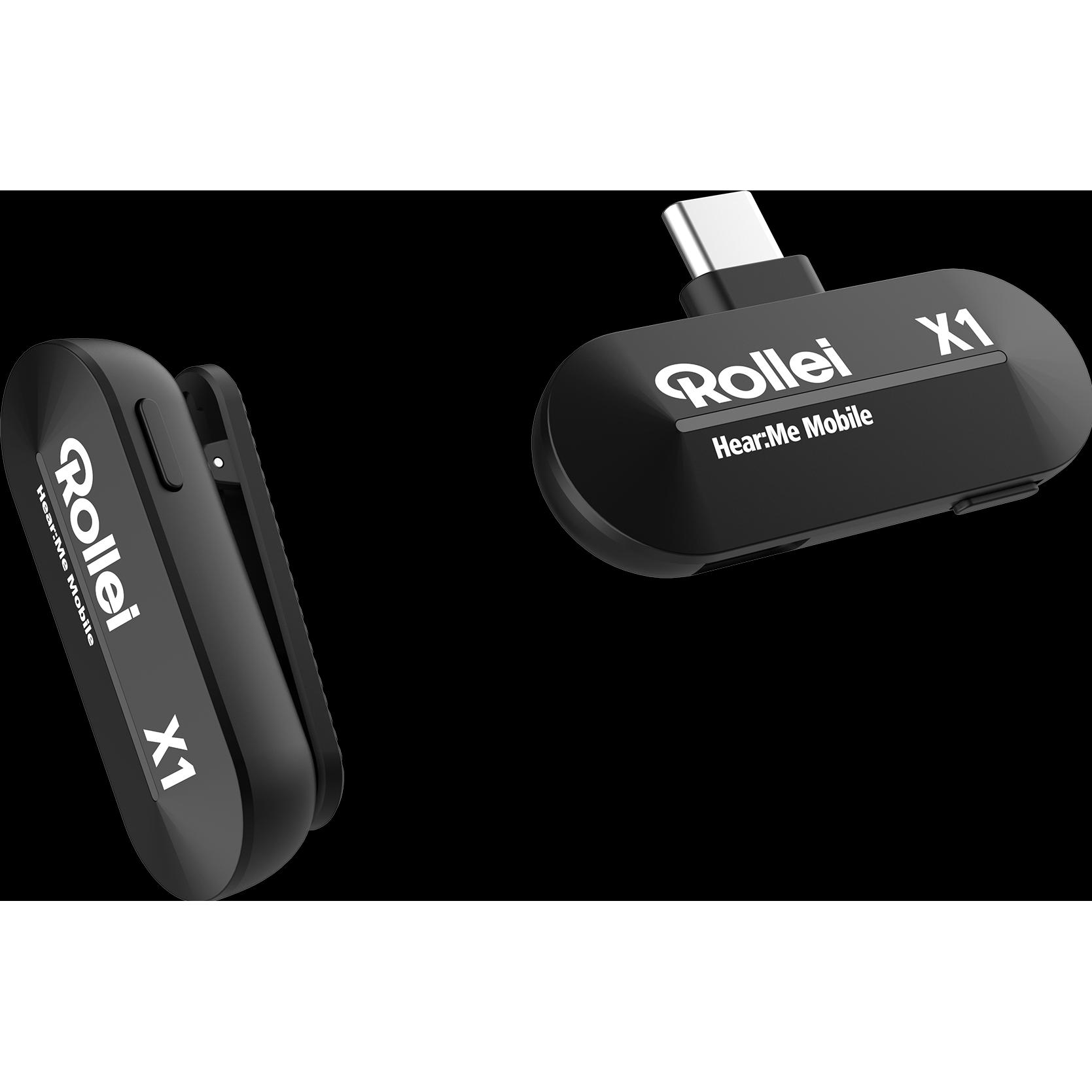 Rollei Hear:Me Mobile USB-C Plug & Play Mini Lavalier Mikrofon, Mikrofon