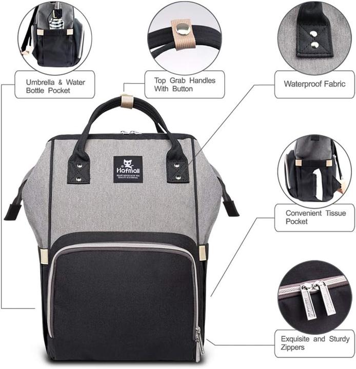 Produktbild Only-Bags.Store Wickeltasche Rucksack Wasserdichte Reise-Baby-Tasche, stilvolle grosse Kapazität Baby wickeln