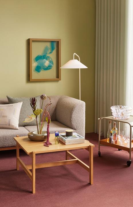 Image du produit Hübsch Table basse Dash Naturelle (80 x 80 x 47 cm)