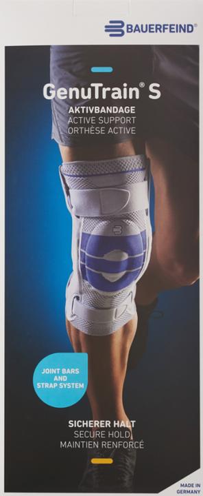 Produktbild GenuTrain S Aktivbandage Grösse 2 rechts titan (2)