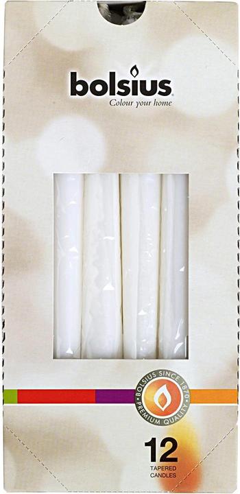 Actual product image Bolsius Taper candle 24,5x2,4cm white (1 pcs.)