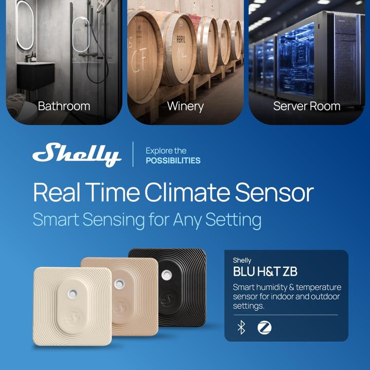 Actual product image Shelly BLU HT ZB - Black