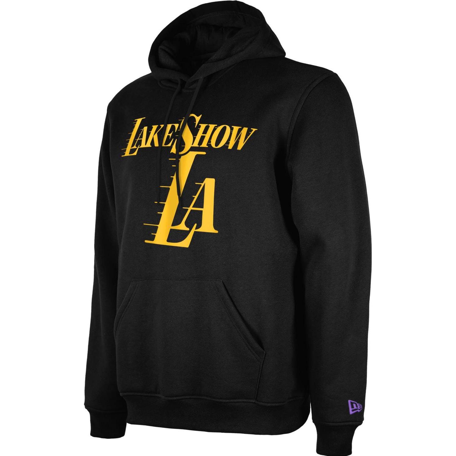 New Era, Herren, Pullover, Fleece Hoody - NBA CITY Los Angeles Lakers - S, Schwarz, (S)