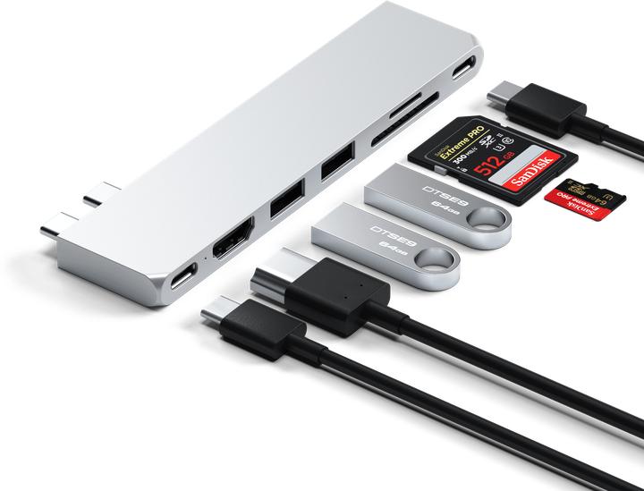 Actual product image Satechi Pro Hub Slim (USB-C, 6 Ports)