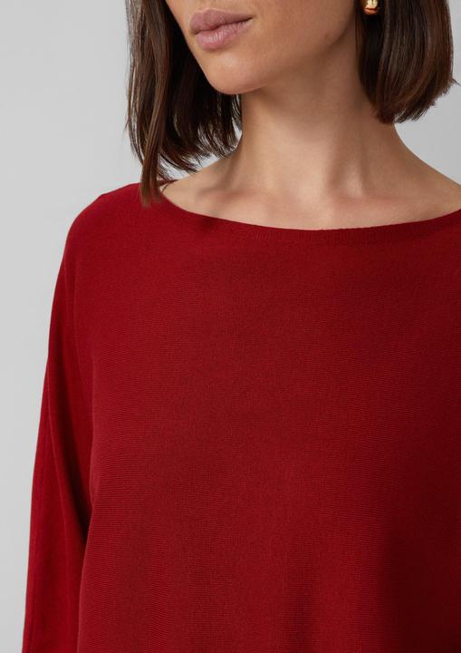 Produktbild s.Oliver Strickpullover Feinstrick-Pullover mit Strukturmuster am Saum (32)