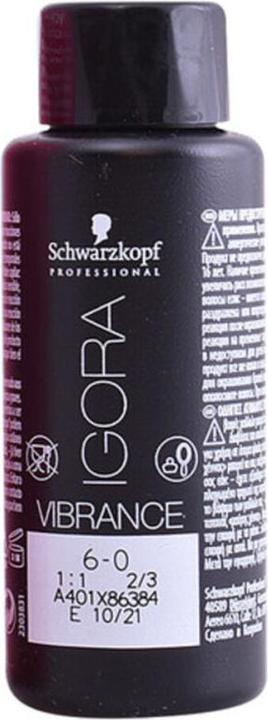 Image du produit Schwarzkopf IGORA VIBRANCE 6-0 60 ml (6-0 Blonde foncée)