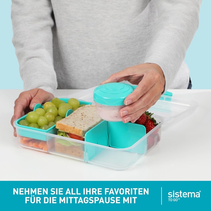 Produktbild Sistema 2-teiliges Lunchboxen-Set - To Go Bento Box Create