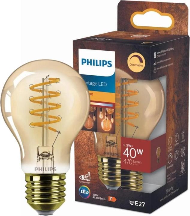 Produktbild Philips Amber (E27, 7.30 W, 470 lm, 1 x, E)