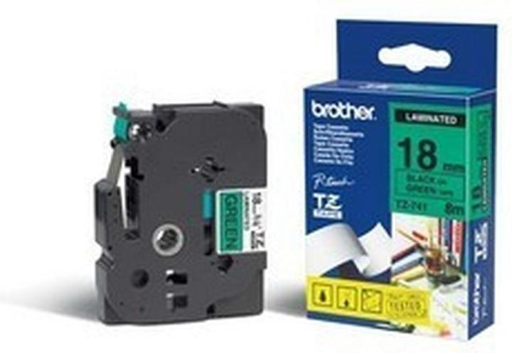 Produktbild Brother Tze-741 (1.80 cm, Schwarz)