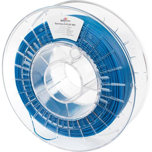 Spectrum S-Flex (TPU, 1.75 mm, 500 g, Blau), 3D Filament, Blau