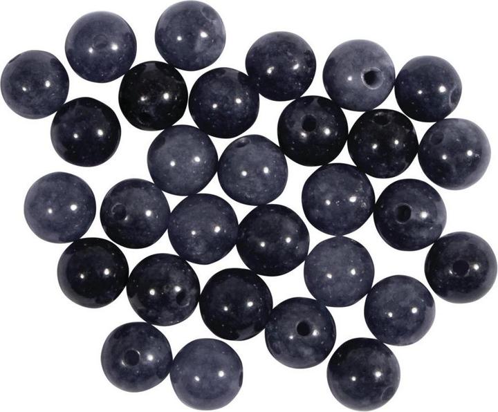 Actual product image Rayher Halbedelsteinperlen Cordierit 30 Stk.