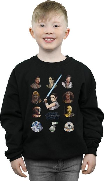 Image du produit Star Wars - Sweat THE RISE OF SKYWALKER RESISTANCE CHARACTER LINE UP - Garçon (104)
