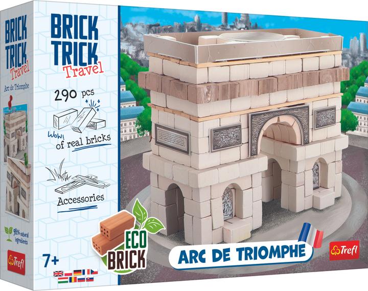 Trefl Costruisci l'Arco di Trionfo di EKO Klocki con i mattoncini (290 pezzi)