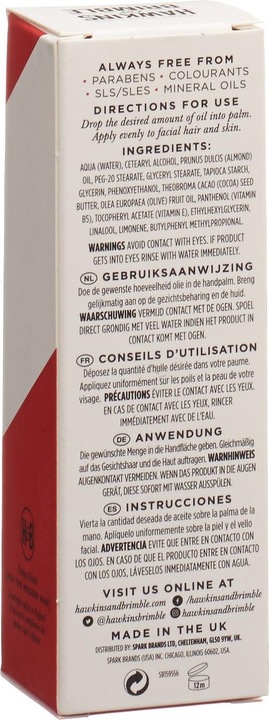 Actual product image Hawkins & Brimble Beard Oil (50 ml)