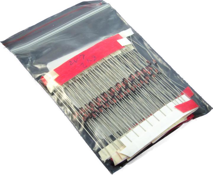 Purecrea Zener-Diode Set 100 Stück assortiert 0.5W