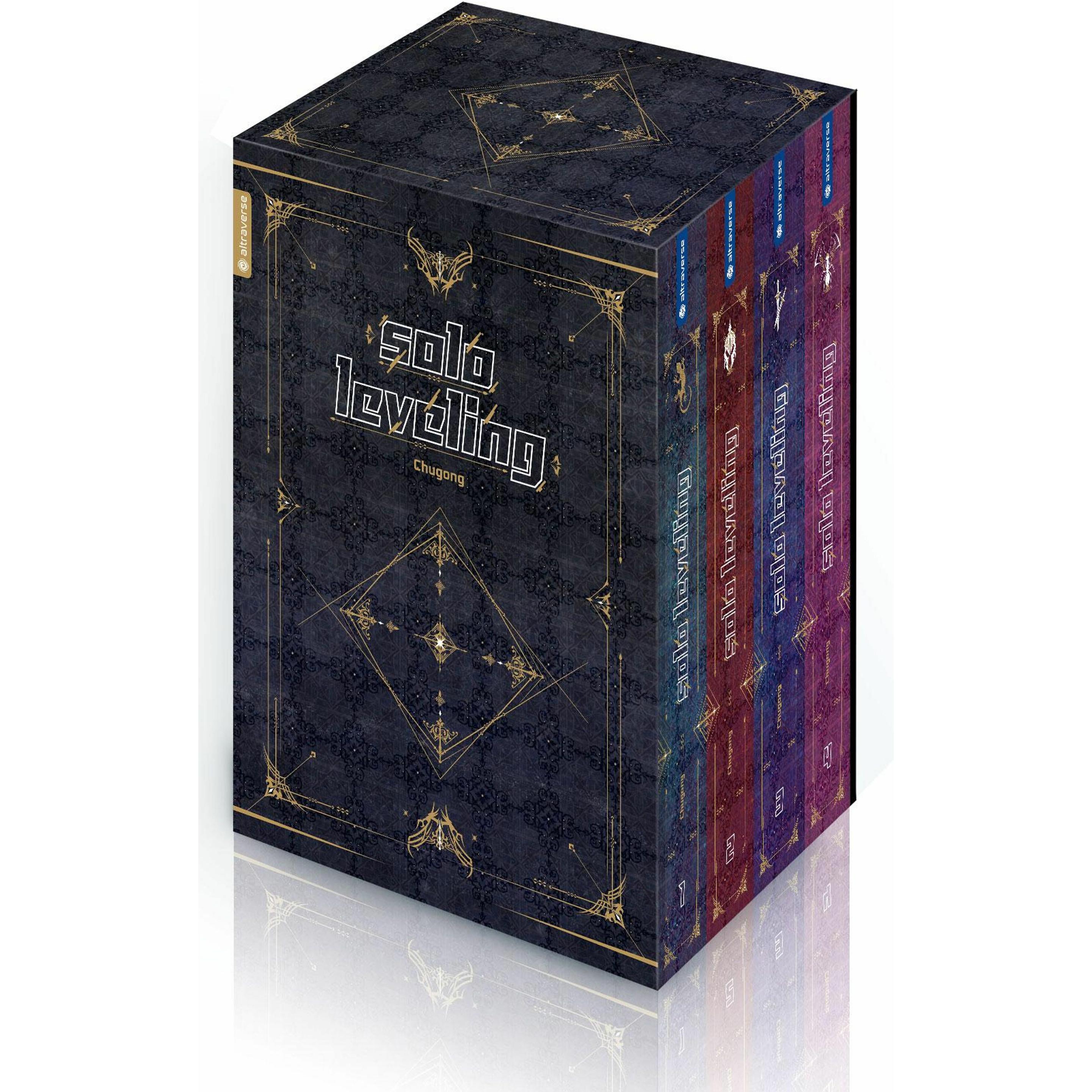 Solo Leveling Roman 01 - 04 mit Box, Belletristik von Chugong