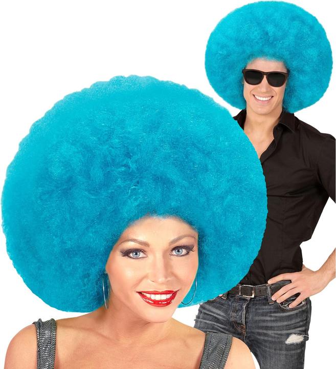 Image du produit Widmann Perruque bleu clair - Mardi Gras - Carnaval (Taille unique)