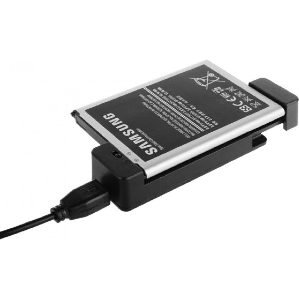 PowerGuard Universal Smartphone Batterie Ladegerät für alle Handy Akkus (1 Stk., 2000 mAh, Ladegerät ohne Akku), Akku La...