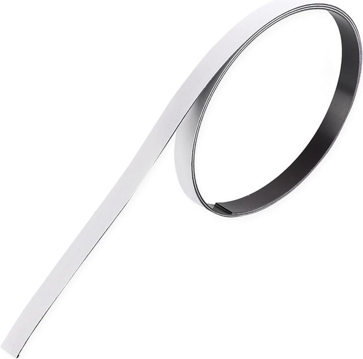 Image du produit Berec bande magnétique 10 mm x 1 m, blanc