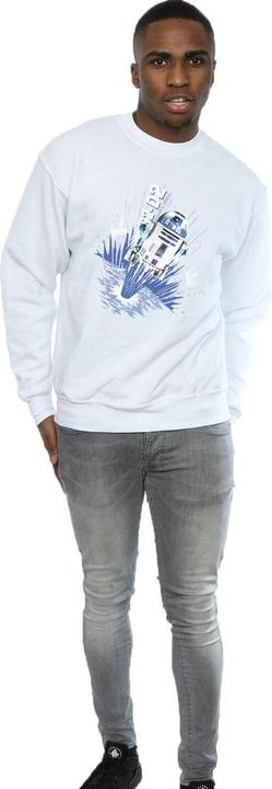 Actual product image Star Wars Mens R2-D2 Blast Off Sweatshirt (XXL)