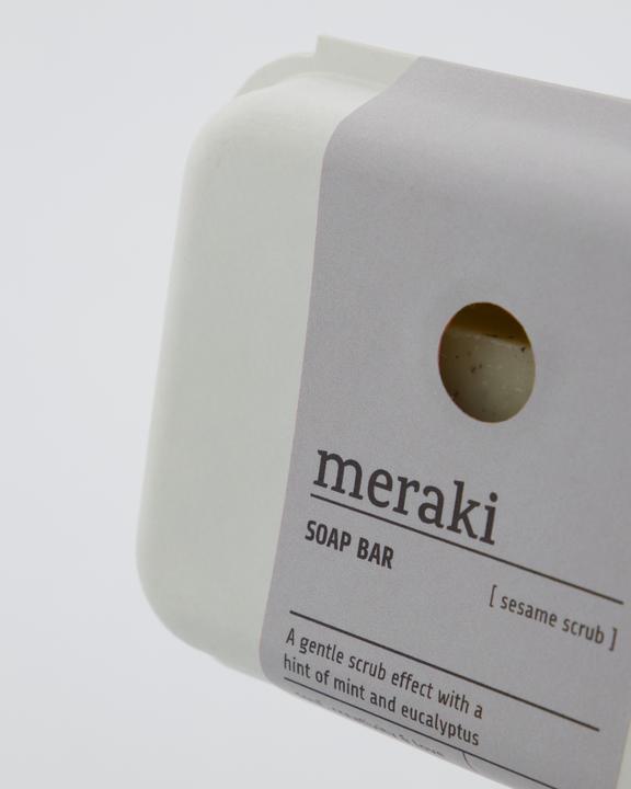 Meraki Barre de savon Gommage au sésame (Savon exfoliant)
