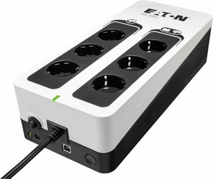 Produktbild Eaton 3S 550 DIN 3xSchuko + 3xSchuko surge only (550 VA, 330 W, Standby USV)
