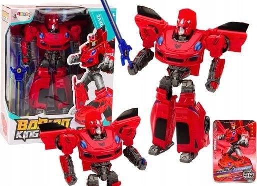 Produktbild Lean Toys Auto-Robot 2in1 Transformation sportlich rot