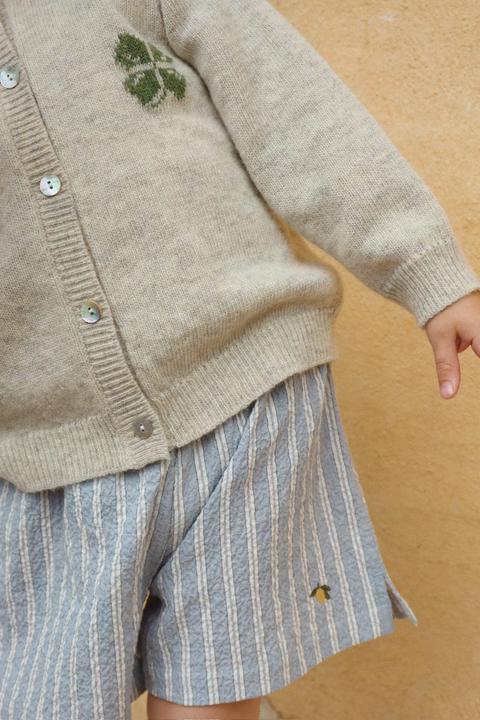 Produktbild Konges Slojd Billi Strick Cardigan Off White Melange (86)