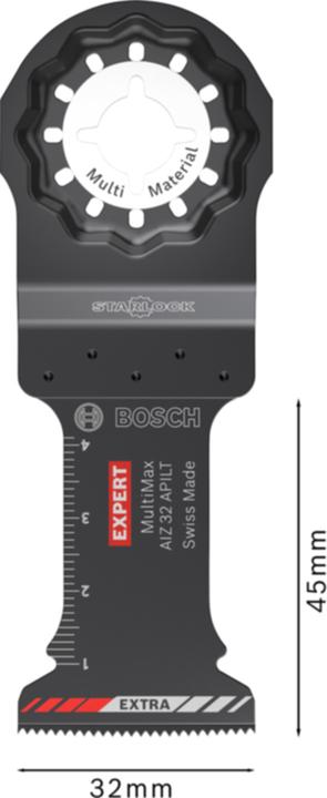 Bosch Professional Zubehör Lama EXPERT MultiMax AIZ 32 APILT per utensili multifunzione, 10 pezzi.