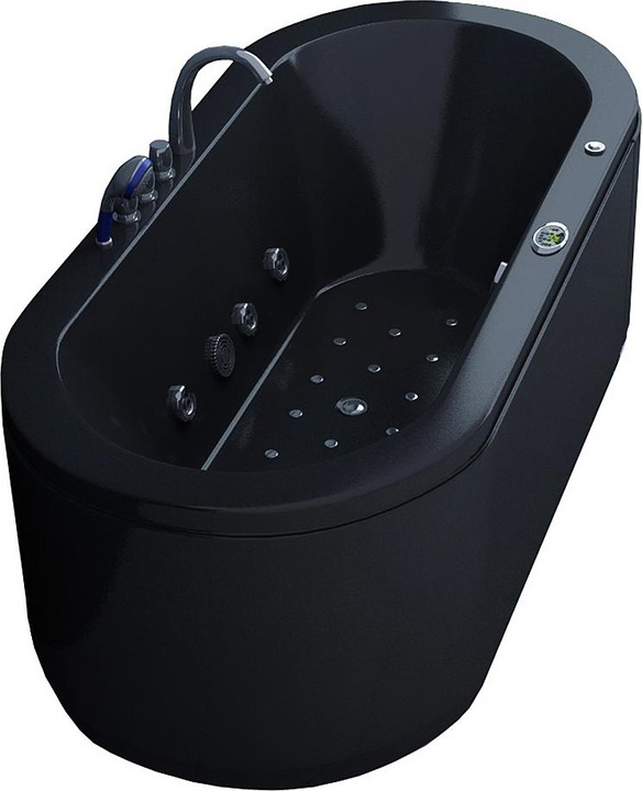 Jet-Line Villa Sofia schwarz Whirlpool 194 cm