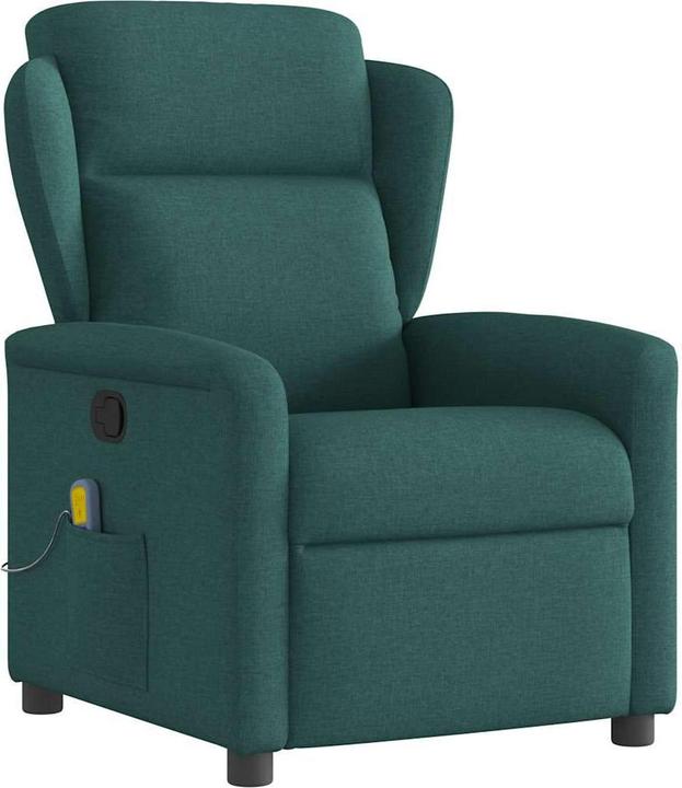 Immagine prodotto vidaXL Sedia da massaggio in tessuto verde scuro