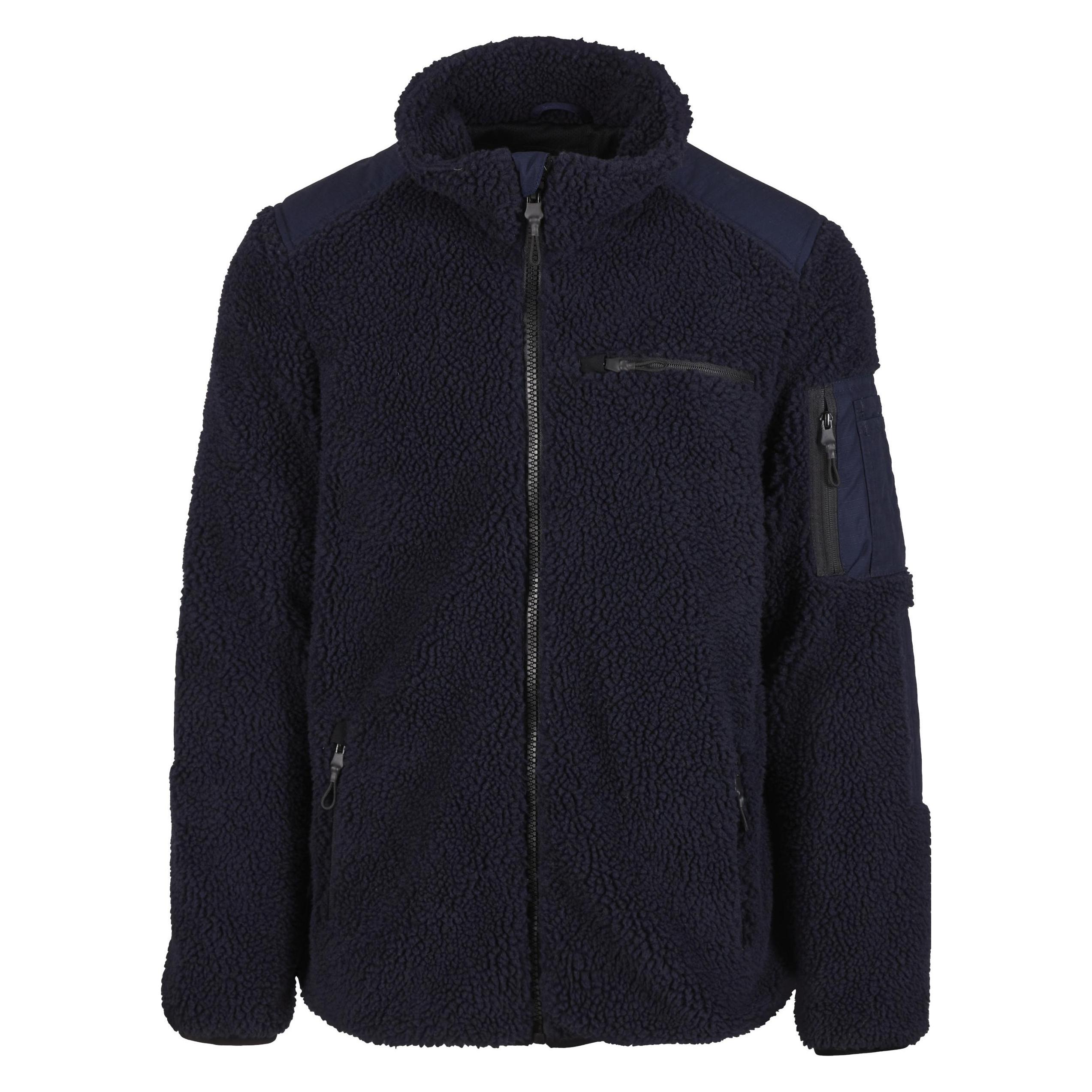 Brandit, Herren, Outdoorjacken, Men Ramble Teddyfleece Jacket - 174633 (L), Blau, L