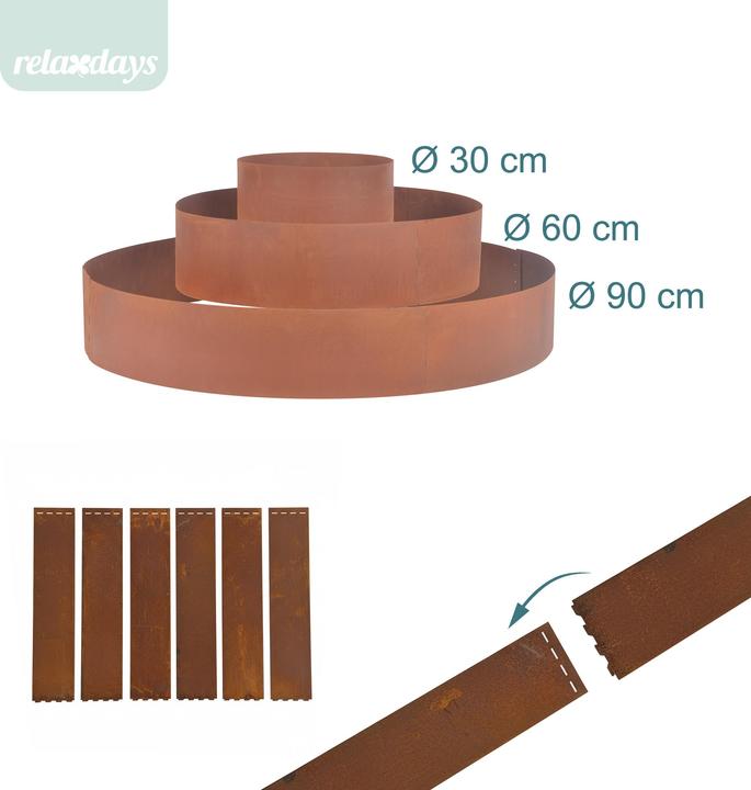 Produktbild Relaxdays 3x Kräuterspirale