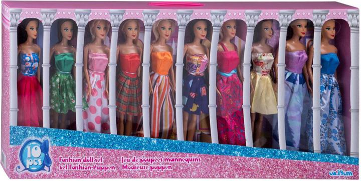 Actual product image Eddy Toys Fashion doll set 29cm 10pcs
