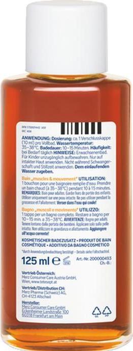 Produktbild Tetesept Muskel & Bewegung 125 ml (125 ml, Badeöl)