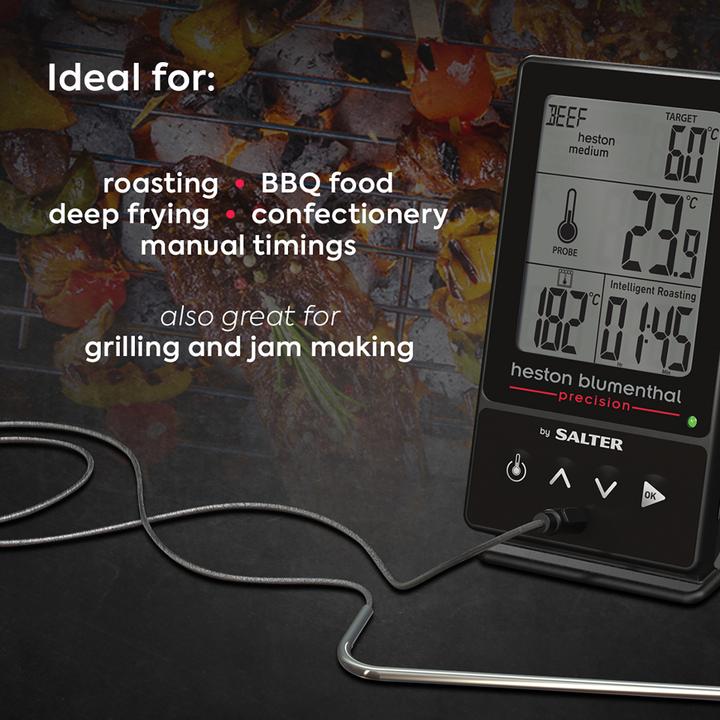 Actual product image Salter 540A HBBKCR Heston Blumenthal Precision 5-in-1 Digital Cooking Thermometer