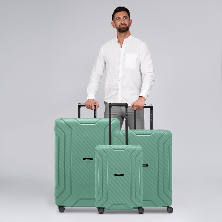 Produktbild Redolz Essentials 15 4-Rollen Kofferset 3-tlg. mit Dreipunkt-Verschluss (210 l, XL (ab 115l))
