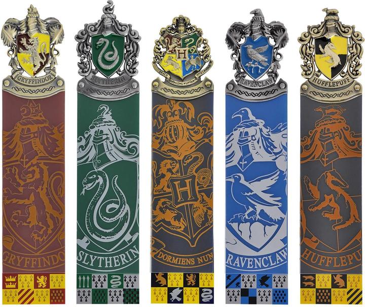 Noble Collection Lesezeichen Wappen 5er-Pack