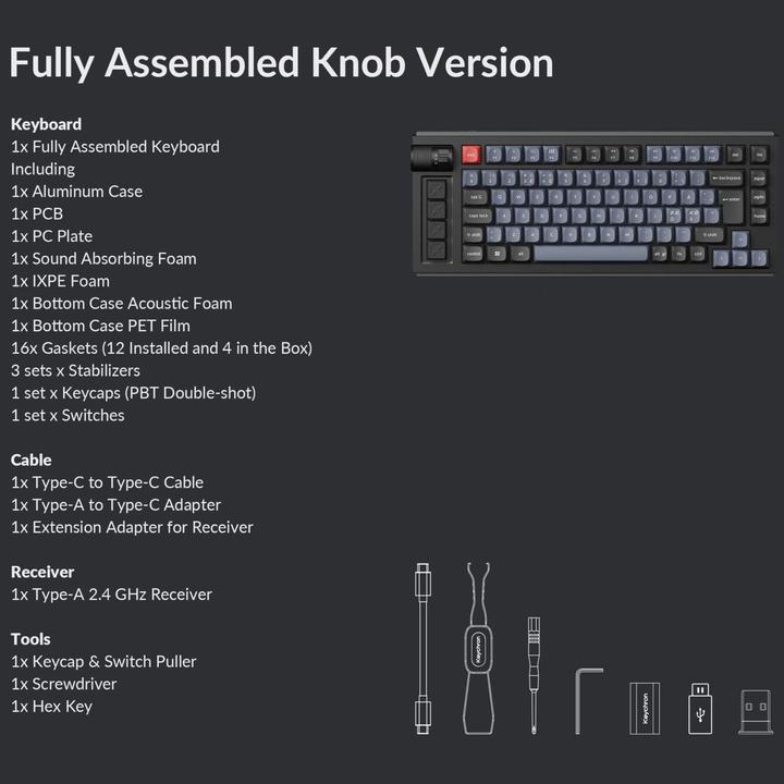 Image du produit Keychron Lemokey L1 (CH, Filaire, Sans fil)