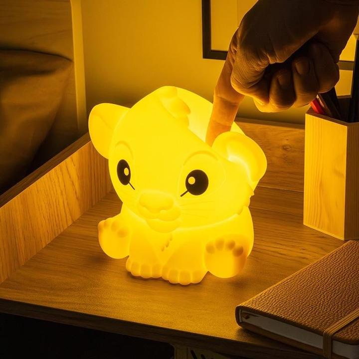 Actual product image Paladone Products Disney Squishy Glo silicone light The Lion King Simba 15 cm