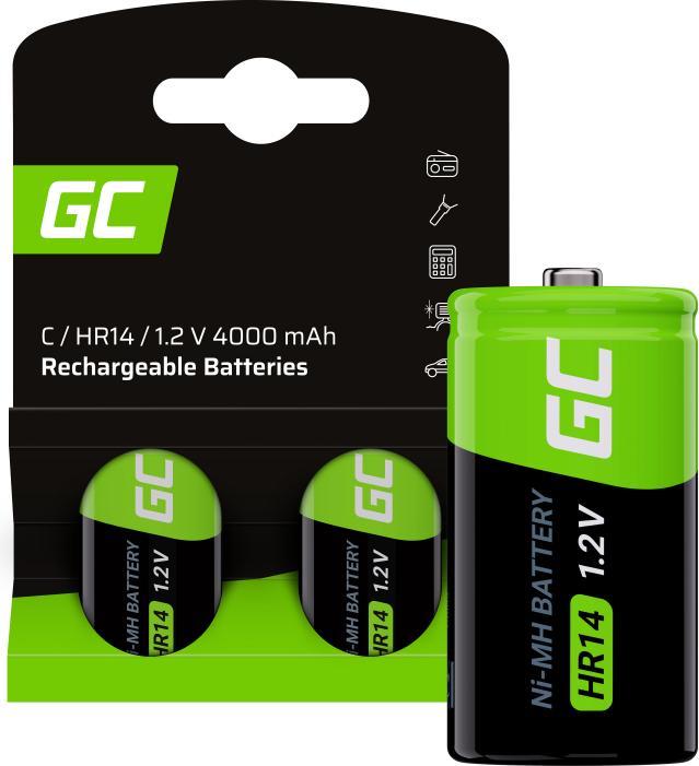 Produktbild GreenCell 2x AAA Batteries - Rechargeable - HR14 - 4000mAh (R14, 4000 mAh)