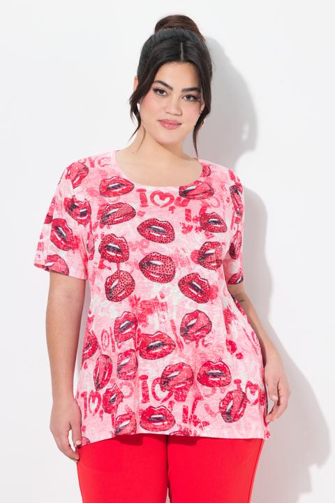 Immagine prodotto Angel of Style T-Shirt, Komfort Fit, Kussmund-Print (44)
